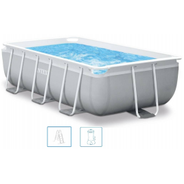 INTEX PRISM FRAME RECTANGULAR PREMIUM POOLS Basen 400 x 200 x100 cm z filtracją 26788GN