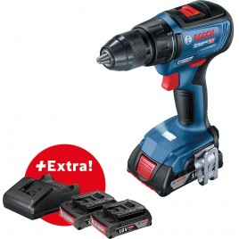 BOSCH GSR 18V-50 PROFESSIONAL Wiertarko-wkrętark, 3x 18V 2.0Ah, L-Case 06019H5005