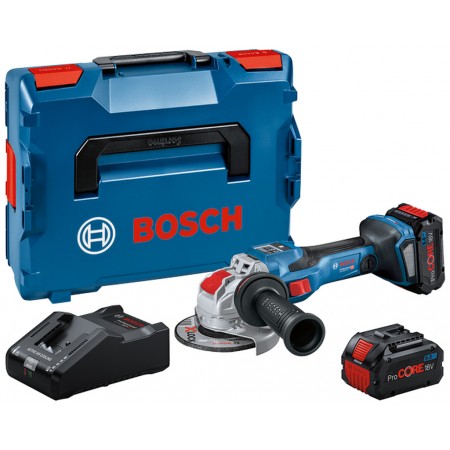 BOSCH GWX 18V-15 SC Akumulatorowa szlifierka kątowa BITURBO z systemem X-LOCK 06019H6501