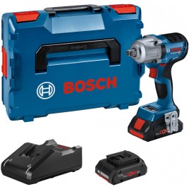 BOSCH GDS 18V-450 PC Aku klucz udarowy, L-BOXX, GAL 18-40, 2x 4.0Ah 06019K4102