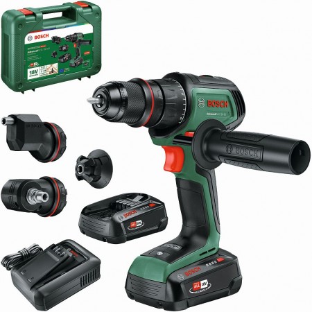 BOSCH AdvancedDrill 18V-80 QuickSnap Wiertarko-wkrętarka, 2x 2,5 Ah, ładowarka 06039E2004