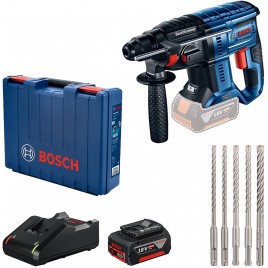 BOSCH GBH 180-LI PROFESSIONAL Młot udarowo-obrotowy 1x4.0 Ah + SDS Plus set 0615990M9C