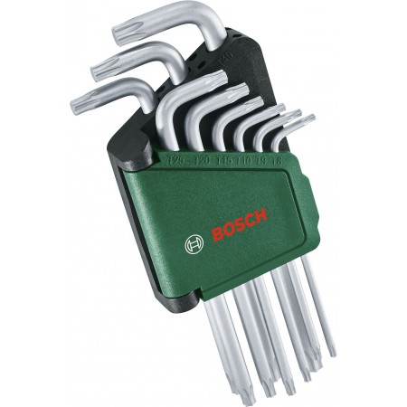 BOSCH 9-częściowy zestaw kluczy Torx 1600A02Z9C