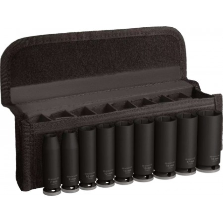 BOSCH Zestaw nasadek PRO Impact Socket Set, 3/8", głębokie, 9 szt. 2608003037