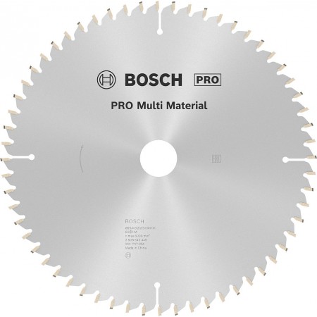 BOSCH Tarcza pilarska PRO Multi Material, 254 × 3,2 × 30 mm 2608640449 BOSCH Tarcza pilarska PRO Multi Material, 254 × 3,2 × 30 mm 2608640449