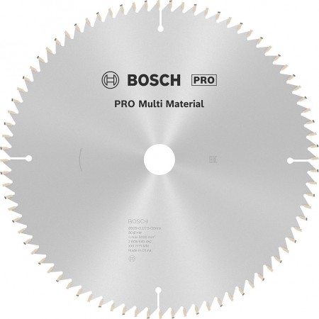 BOSCH Tarcza pilarska PRO Multi Material, 305 × 3,2 × 30 mm, T80 2608640452 BOSCH Tarcza pilarska PRO Multi Material, 305 × 3,2 × 30 mm, T80 2608640452