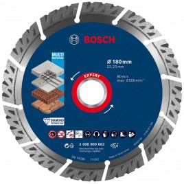 BOSCH Diamentowa tarcza tnąca EXPERT MultiMaterial 180 x 22,23 x 2,4 x 12 mm 2608900662