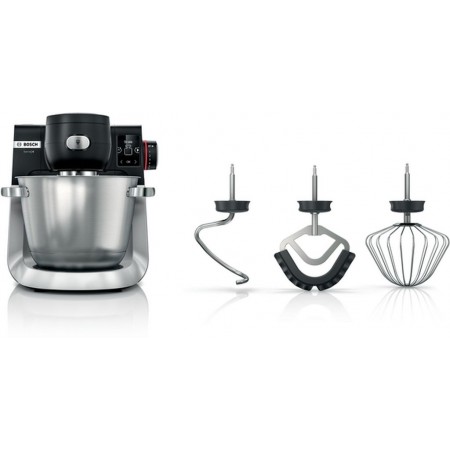 Bosch Serie 6 Robot kuchenny z wbudowaną wagą 1600 W Czarny, Szczotkowana stal MUMS6ZS00