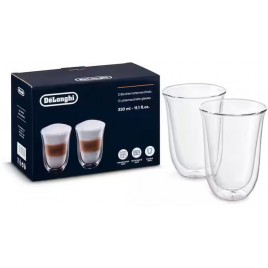 DeLonghi Szklanki do Latte macchiato, 330ml, 2 Szt DLSC312 DeLonghi Szklanki do Latte macchiato, 330ml, 2 Szt DLSC312