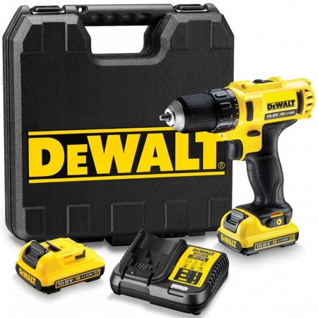 DeWALT DCD710D2 Wiertarko-wkrętarka XR (24Nm/12V/2x2,0Ah) walizka