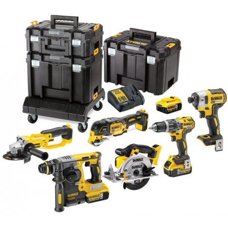 DeWALT DCK654P3T-QW Zestaw narzędzi COMBO 18V 3x5,0Ah