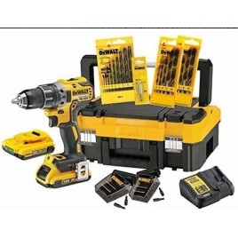 DeWALT DCK791D2T Wiertarko-wkrętarka akumulatorowa z akcesoriami 18V 2x2,0Ah 2000 obr/min