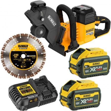 DeWALT DCS691X2 Akumulatorowa szlifierka FlexVolt (230mm/54V/2x9,0Ah)