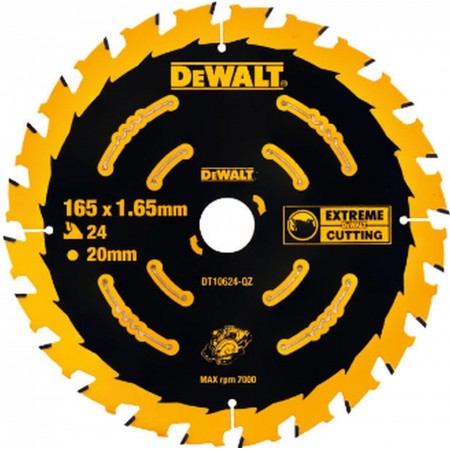 DeWALT DT10301 Tarcza pilarska Extreme 165 x 20 mm, 40 zębów