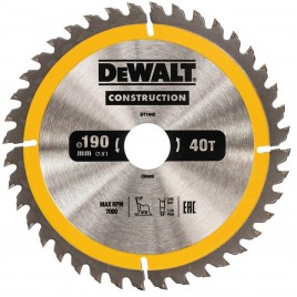 DeWALT DT1945 Tarcza tnąca 190 x 30 mm, 24 zębów