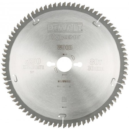 DeWALT DT2087 Tarcza Pilarska 250 x 30 mm 80 zęby