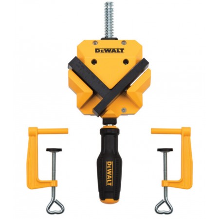 DeWALT DWHT83853-0 Zacisk narożny z zaciskami stołowymi, siła zacisku 113 kg