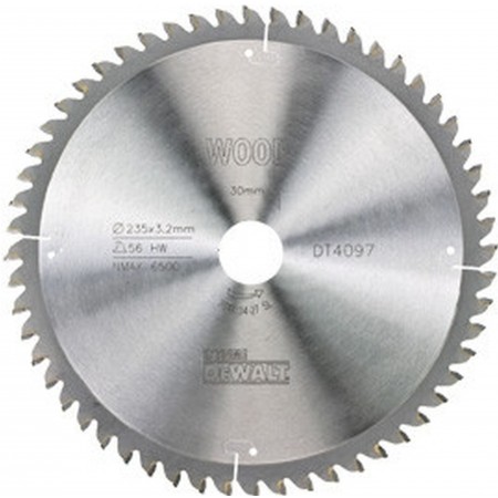 DeWALT DT4097 Tarcza pilarska 235 x 30 mm, 56 zębów