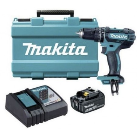 Makita DHP482RF Wkrętarka udarowa akumulatorowa (62Nm/18V/1x3,0Ah) walizka