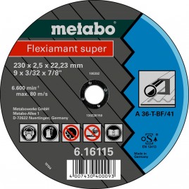 Metabo Flexiamant super Tarcza 125x2,0x22,23 Stal 616101000