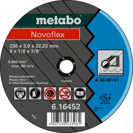 Metabo NovoflexTarcza tnąca 125 x 2,5 x 22,23 TF 41 616444000