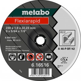 Metabo Flexiamant Super Tarcza tnąca 125 x 2,5 x 22,23 aluminium, TF 41 616513000