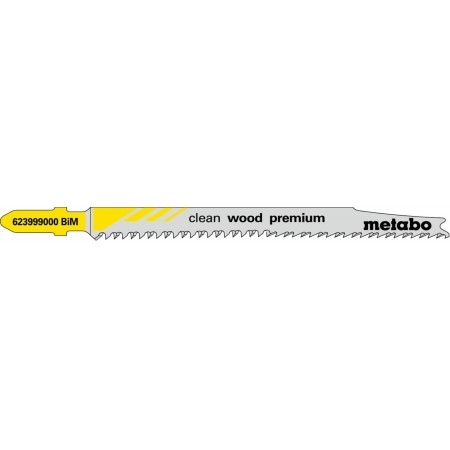 Metabo Brzeszczoty do pił szablastych „clean wood premium” 93/ 2,2 mm (5 szt.) 623999000