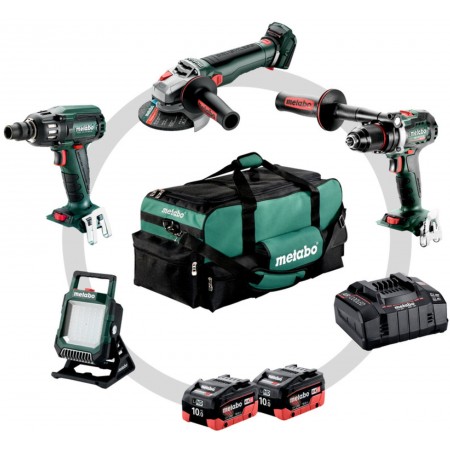 Metabo Combo Set 4.3.2 18V Maszyny akumulatorowe w zestawie (18V/2x10.0Ah) torba 685209000