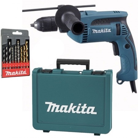 Makita HP1641K1X wiertarka udarowa 1,5-13mm, 680W