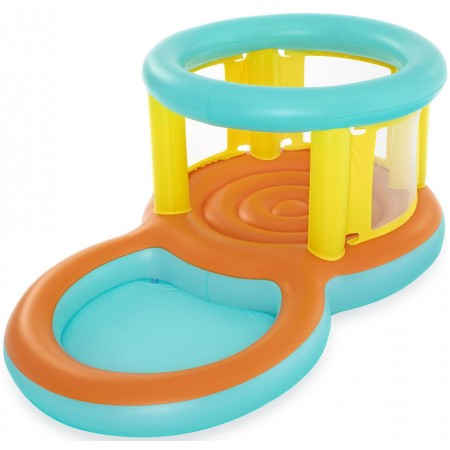 BESTWAY Dmuchana trampolina z basenikiem Jumptopia, 239 x 142 x 102 cm 52385