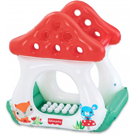 BESTWAY Fisher-Price Dmuchane centrum zabaw z 15 piłkami 107 x 97 x 110 cm 93570