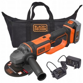 Black & Decker BCG720M1 Szlifierka kątowa akumulatorowa 125mm (18V/1x4,0Ah) Torba