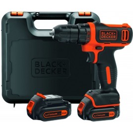 Black & Decker BDCDD12KB Akumulatorowa wiertarko-wkretarka 26Nm Li-Ion (2x1,5Ah/10,8V)