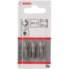 BOSCH Końcówka wkręcająca Extra Hart PZ 2, 25 mm 2607001558