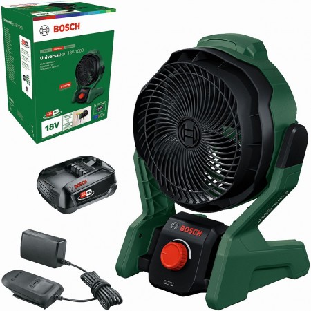 BOSCH UniversalFan 18V-1000 Wentylator akumulatorow (1x2,0 Ah) 06039E1001