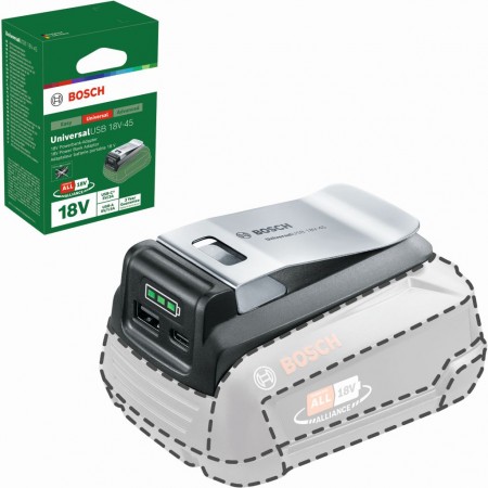 BOSCH UniversalUSB 18V-45 Ładowarka 1600A02WS1