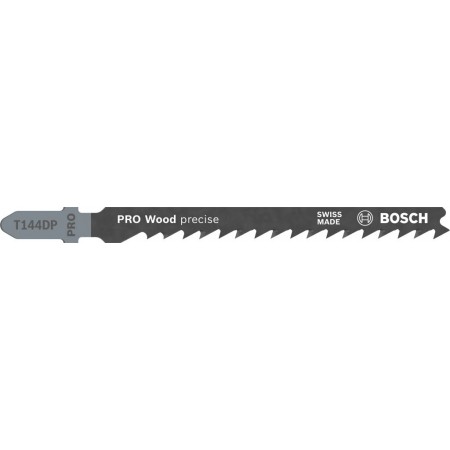 BOSCH Brzeszczot do wyrzynarek PRO Wood precise T144DP 100 mm, 100 szt. 2608633A42