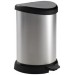 CURVER DECO BIN 15L Kosz na śmieci 30,3 x 26,8 x 44,8 cm srebrny 02120-582