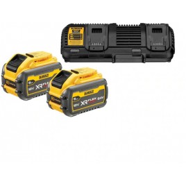 DeWALT DCB132X2 XR FLEXVOLT 54 V zestaw (2×akumulator 9,0 Ah+podwójna ładowarka DCB132) DeWALT DCB132X2 XR FLEXVOLT 54 V zestaw (2×akumulator 9,0 Ah+podwójna ładowarka DCB132)