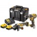 DeWALT DCK2080P2T Kombo pack DCD796 + DCG405 + 2x 5ah + DCB115 + TSTAK