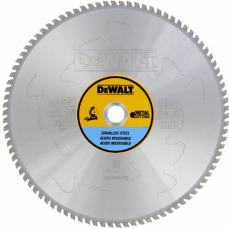 DeWALT DT1921 Tarcza pilarska do cięcia stali nierdzewnej 355/25,4/2,15mm, 70 zębów