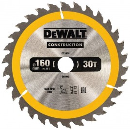 DeWALT DT1932 Tarcza tnąca 160 x 20 mm, 30 zębów