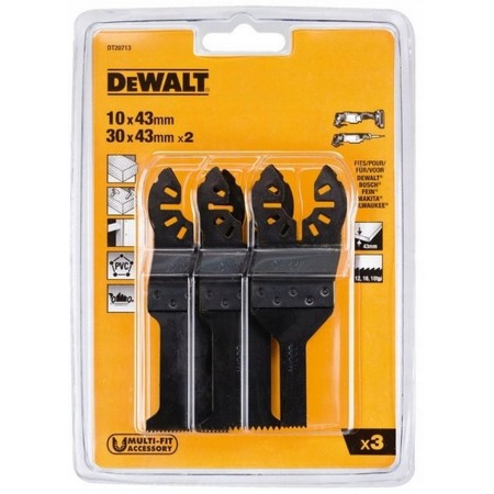 DeWALT DT20713 Osprzęt do narzędzia wielofunkcyjnego Zestaw 3 brzeszczotów