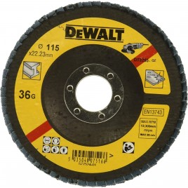 DeWALT DT3265 Tarcza listkowa 125mm gr.36 wygięta Typ29 DeWALT DT3265 Tarcza listkowa 125mm gr.36 wygięta Typ29