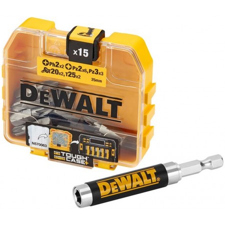 DeWALT DT71511 Zestaw bitów z uchwytem 25 mm 1/4 "