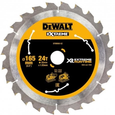 DeWALT DT99560 Tarcza pilarska 165 x 20 mm, 24 zęby