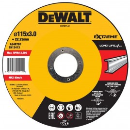 DeWALT DX7927 Tarcza tnąca do metalu 115x22,2 mm, wypukła