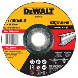 DeWALT DX7961 Tarcza szlifierska do metalu 180x22,2 mm, wypukła