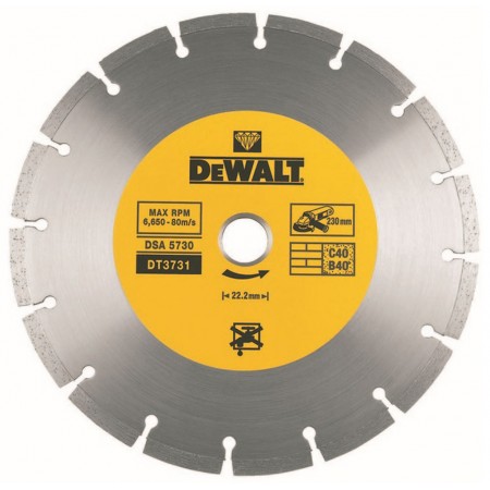 DeWALT DT3731 Tarcza diamentowa na sucho 230 mm