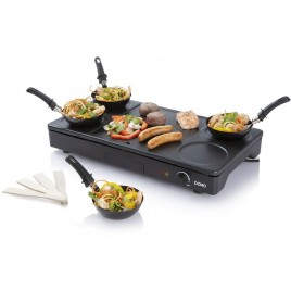 DOMO Raclette grill wok, 1000W DO8712W